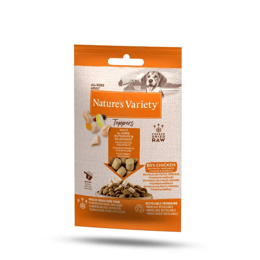 Nature'S Variety Toppers 15 g Snack Natural para Perros al mejor precio -Todoanimal.es