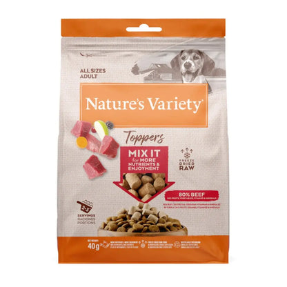 Nature'S Variety Toppers Liofilizados para Perros 40 g al mejor precio -Todoanimal.es