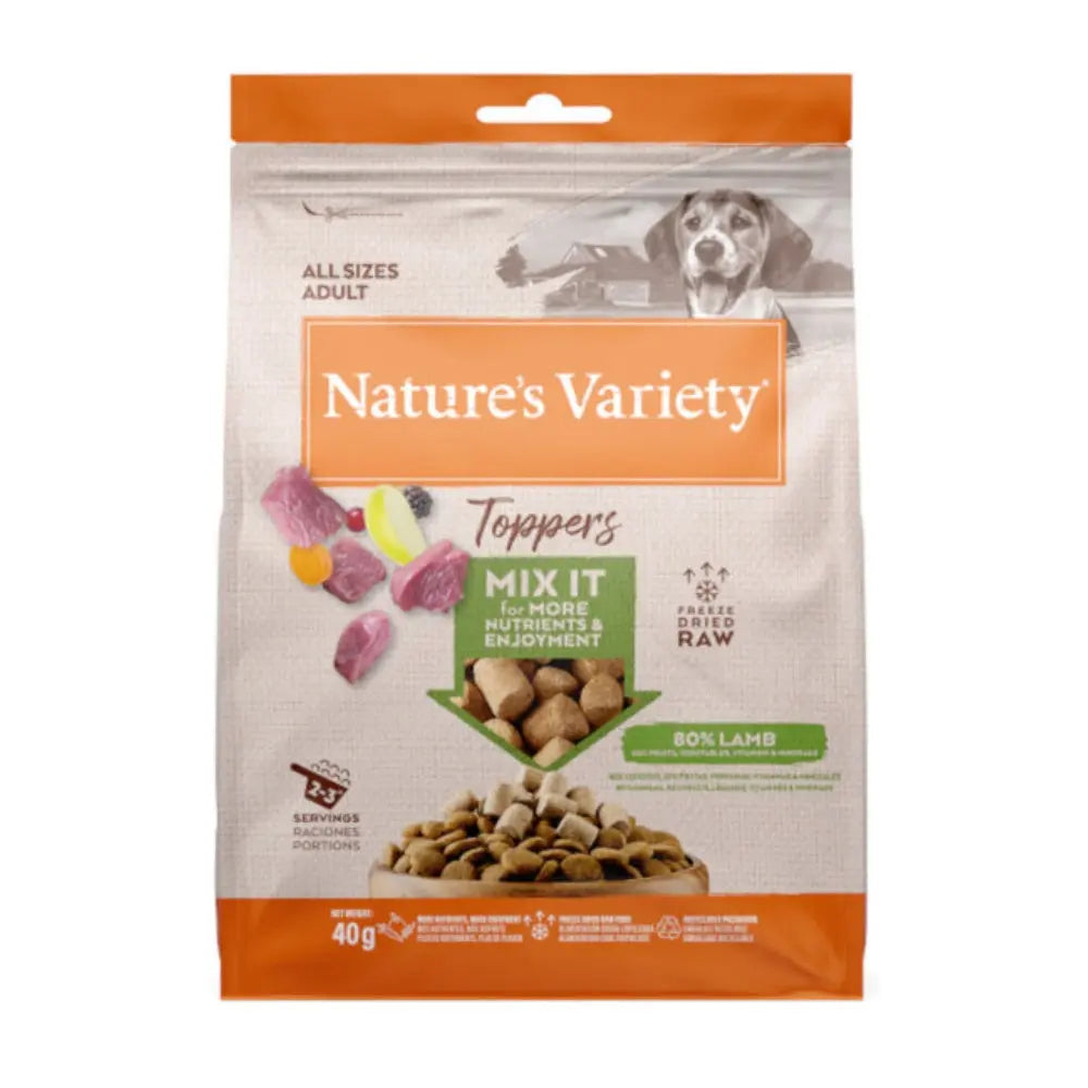 Nature'S Variety Toppers Liofilizados para Perros 40 g al mejor precio -Todoanimal.es