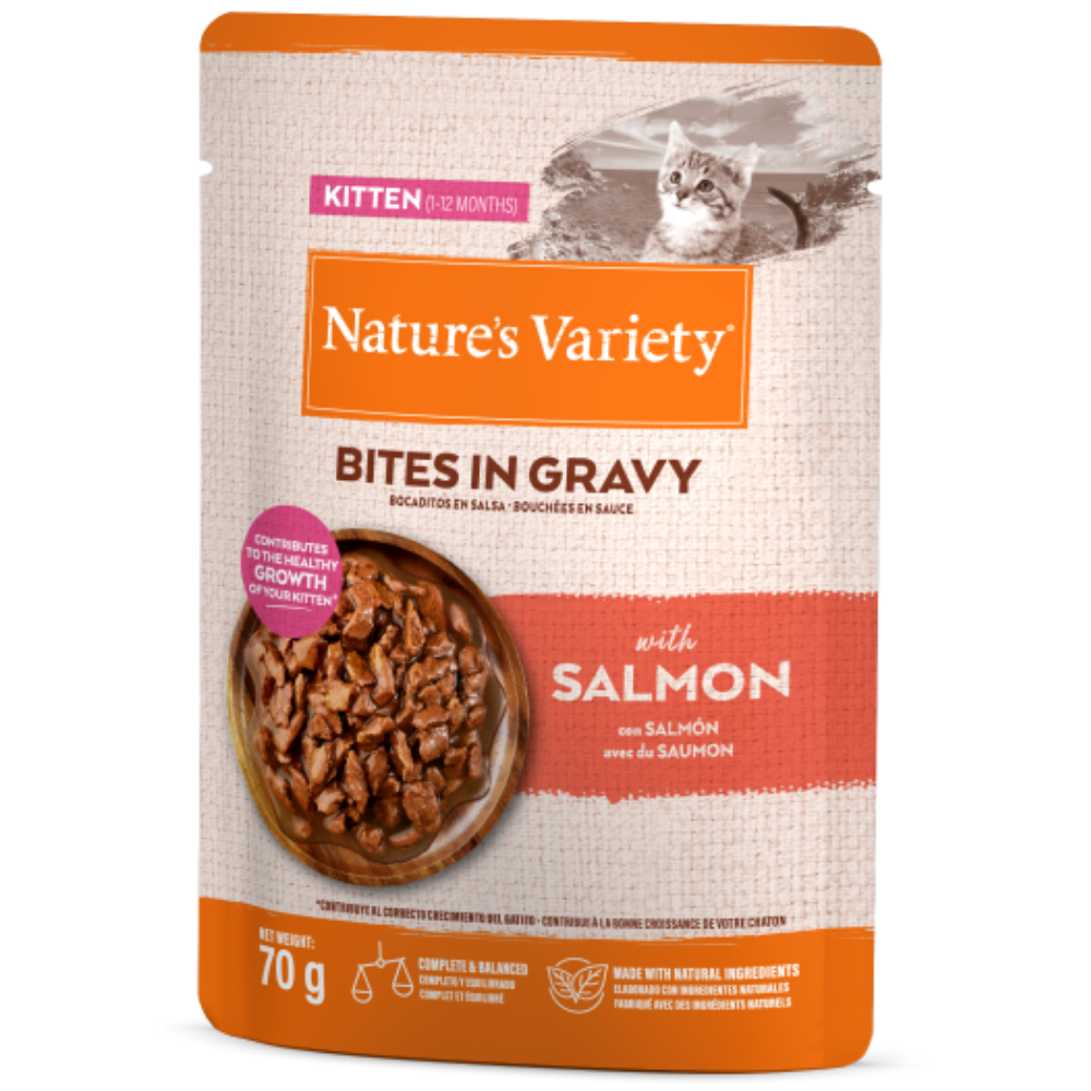 Nature's Variety Bocaditos en Salsa 70 g Comida Húmeda para Gatos al mejor precio -Todoanimal.es