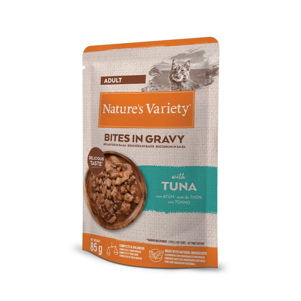 Nature's Variety Bocaditos en Salsa 85 g Comida Húmeda para Gatos al mejor precio -Todoanimal.es