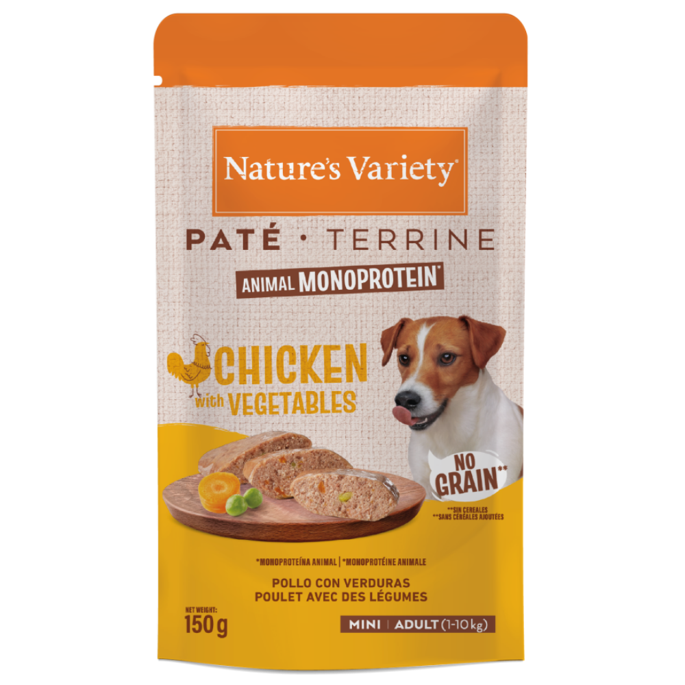 Nature's Variety Original Paté Mini 150 g Comida Húmeda para Perros al mejor precio -Todoanimal.es