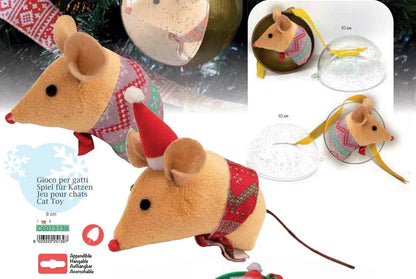 Navidad Cat Toy Holiday Mouse 9 Cm - Precios Más Baratos - Todoanimal
