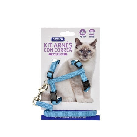 Nayeco Arnés y Correa Basic para Gato al mejor precio -Todoanimal.es