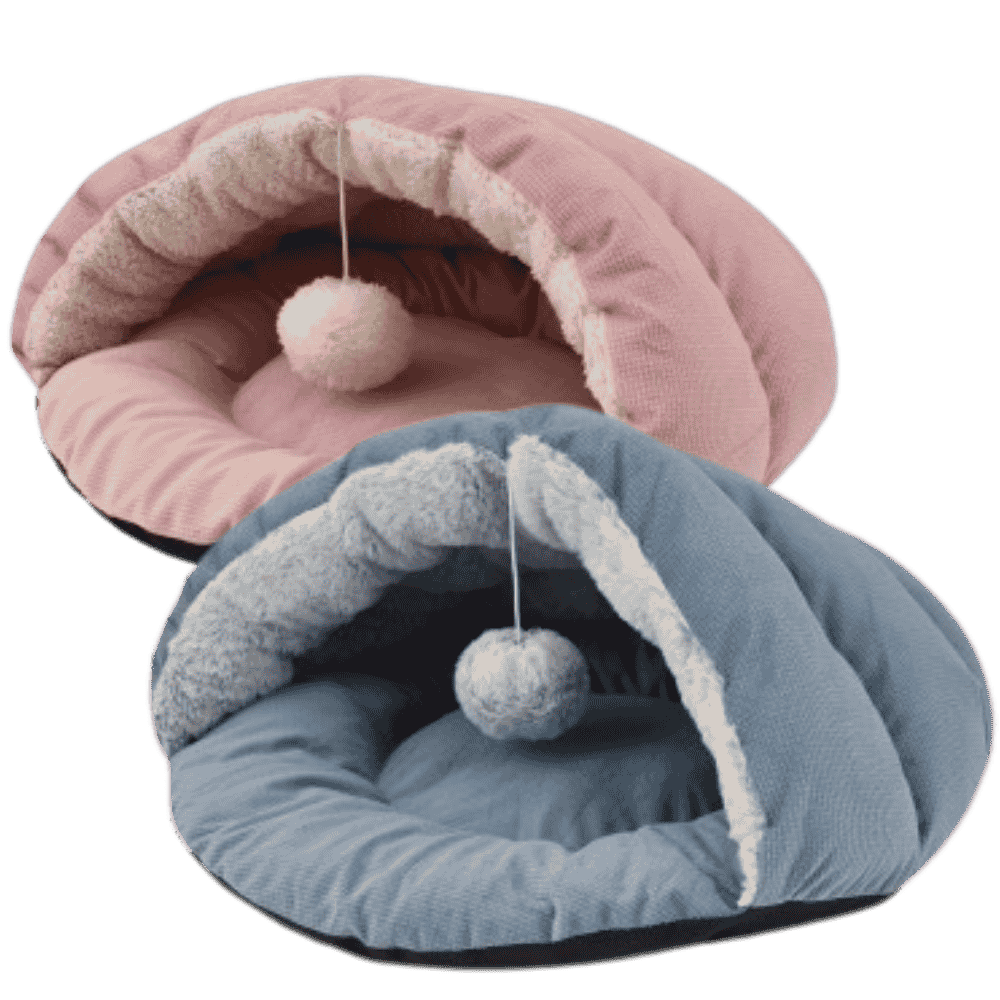 Nayeco Cuna Cueva para Gatitos con Pelota 45x43x25cm al mejor precio -Todoanimal.es