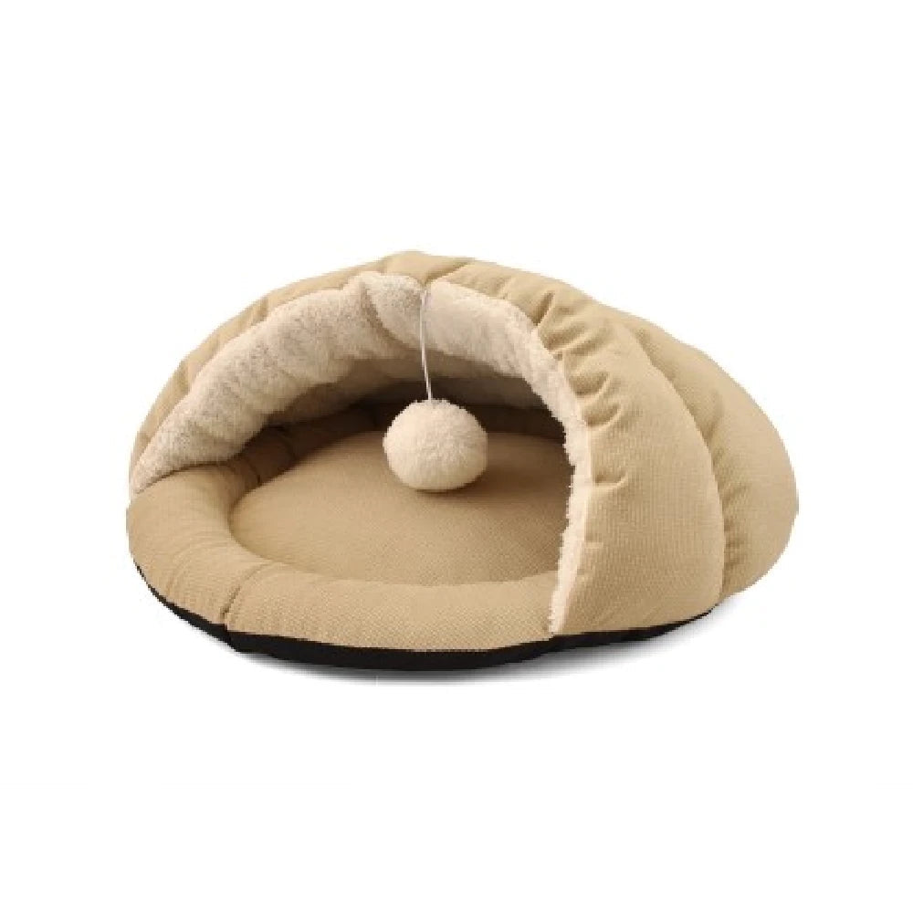 Nayeco Cuna Cueva para Gatos con Pelota 45x43x25cm al mejor precio -Todoanimal.es