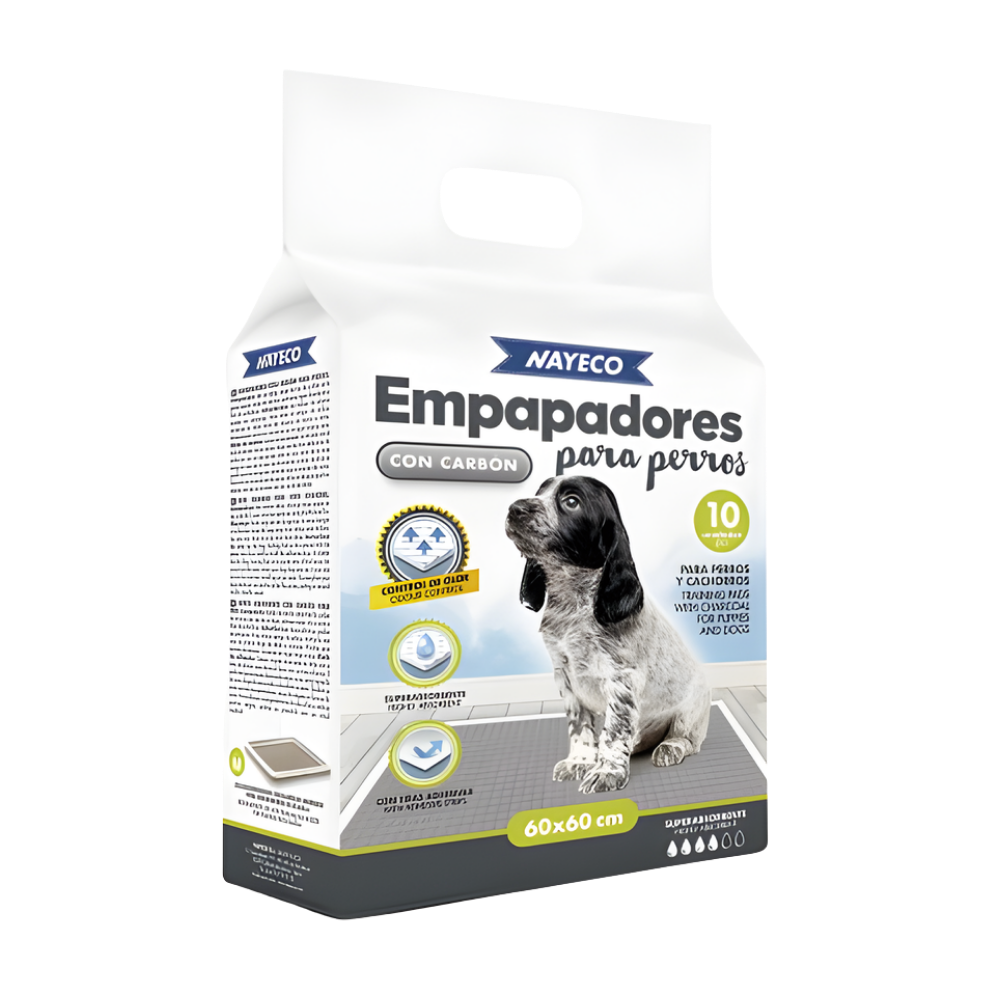 Nayeco Empapadores con Carbón Activo Ultra Absorbentes para Perros al mejor precio -Todoanimal.es
