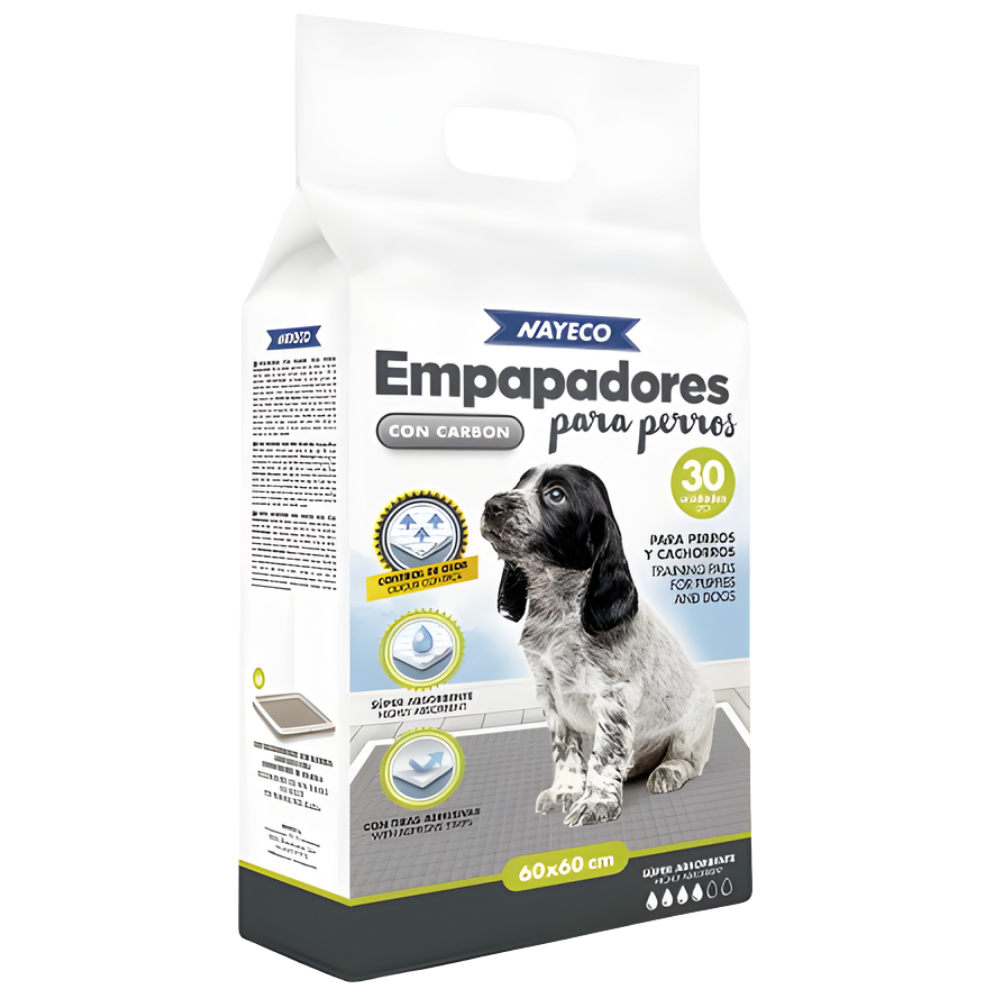 Nayeco Empapadores con Carbón Activo Ultra Absorbentes para Perros al mejor precio -Todoanimal.es
