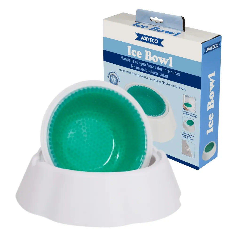 Nayeco Ice Bowl Bebedero Agua Fría 450 ml para Perros y Gatos al mejor precio -Todoanimal.es