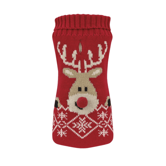 Nayeco Jersey Punto Reno Navidad Ropa para Perros al mejor precio -Todoanimal.es