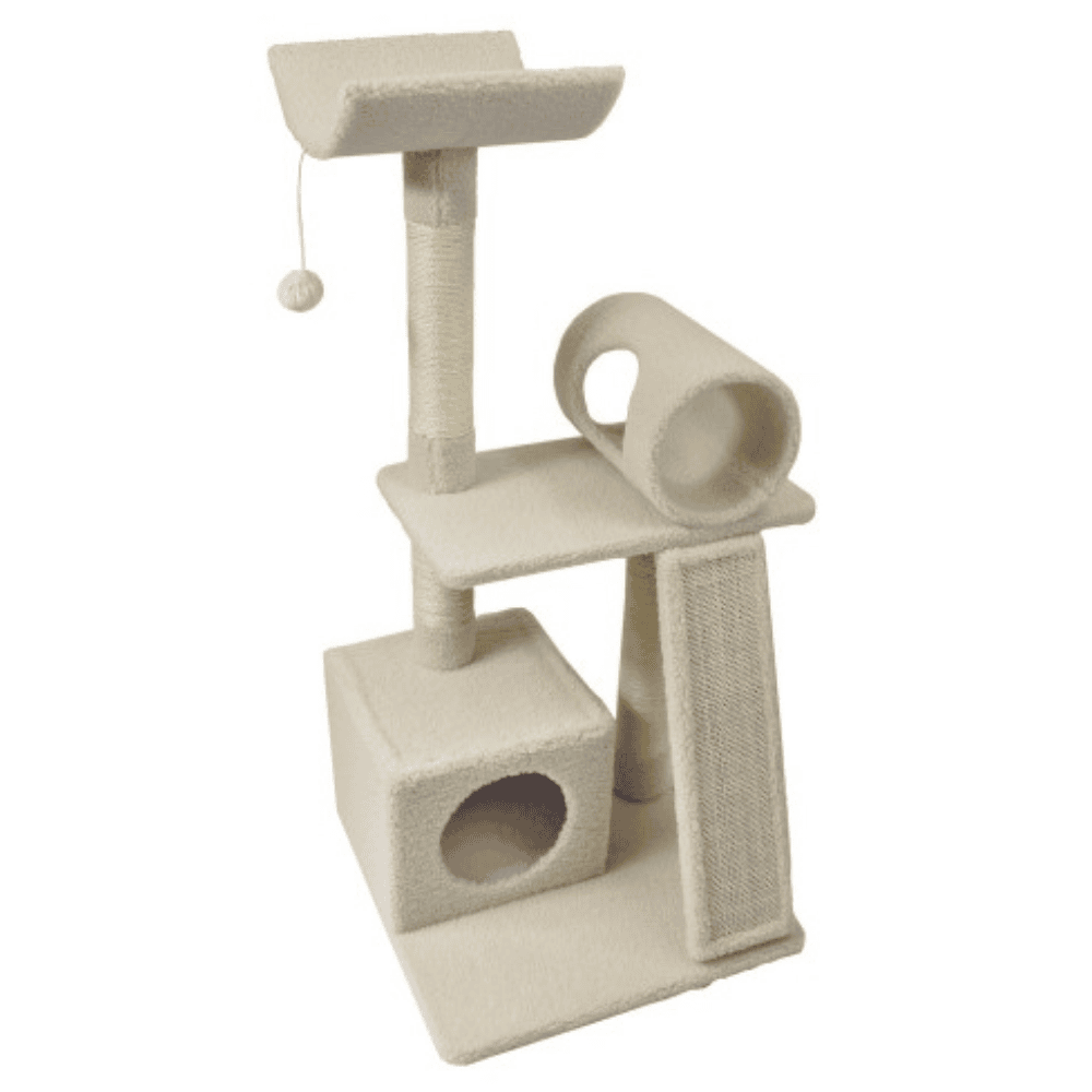 Nayeco Rascador Savanna Artic para Gatos 50x50x106cm al mejor precio -Todoanimal.es
