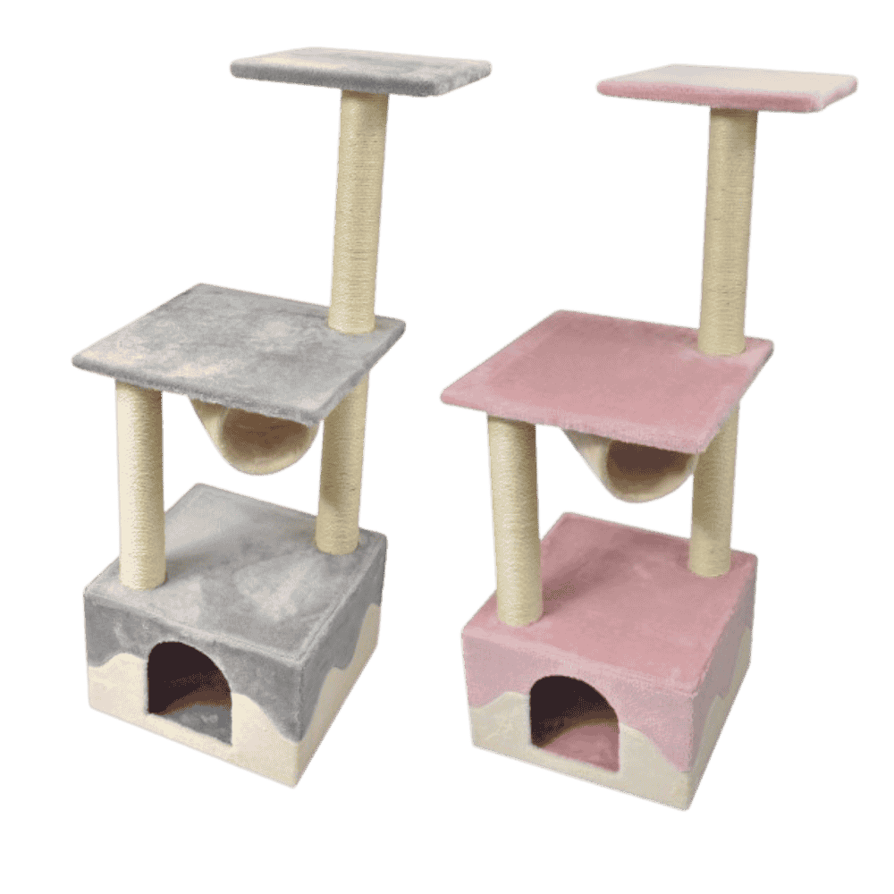 Nayeco Rascador Savanna Tarde para Gatos 40x40x108cm al mejor precio -Todoanimal.es