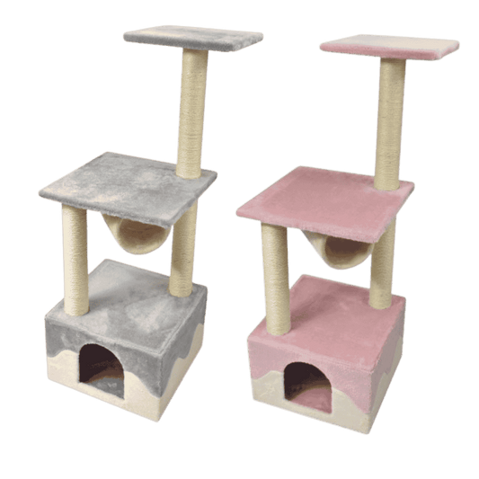 Nayeco Rascador Savanna Tarde para Gatos 40x40x108cm al mejor precio -Todoanimal.es