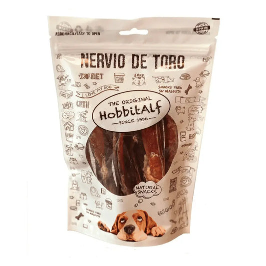Nervio de Toro 15 cm - Bolsa 10 piezas | Snack Natural para Perros Adultos y Cachorros Puppy Hobbit Alf al mejor precio -Todoanimal.es