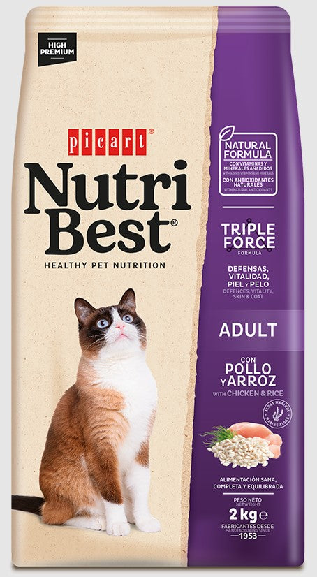 Picart Nutribest Cat Adult Pollo - Todoanimal.es