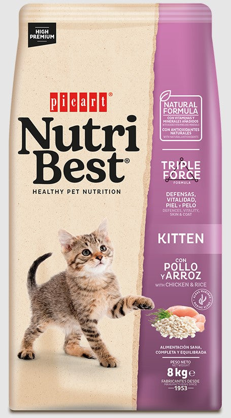 Picart Nutribest Cat Kitten - Todoanimal.es