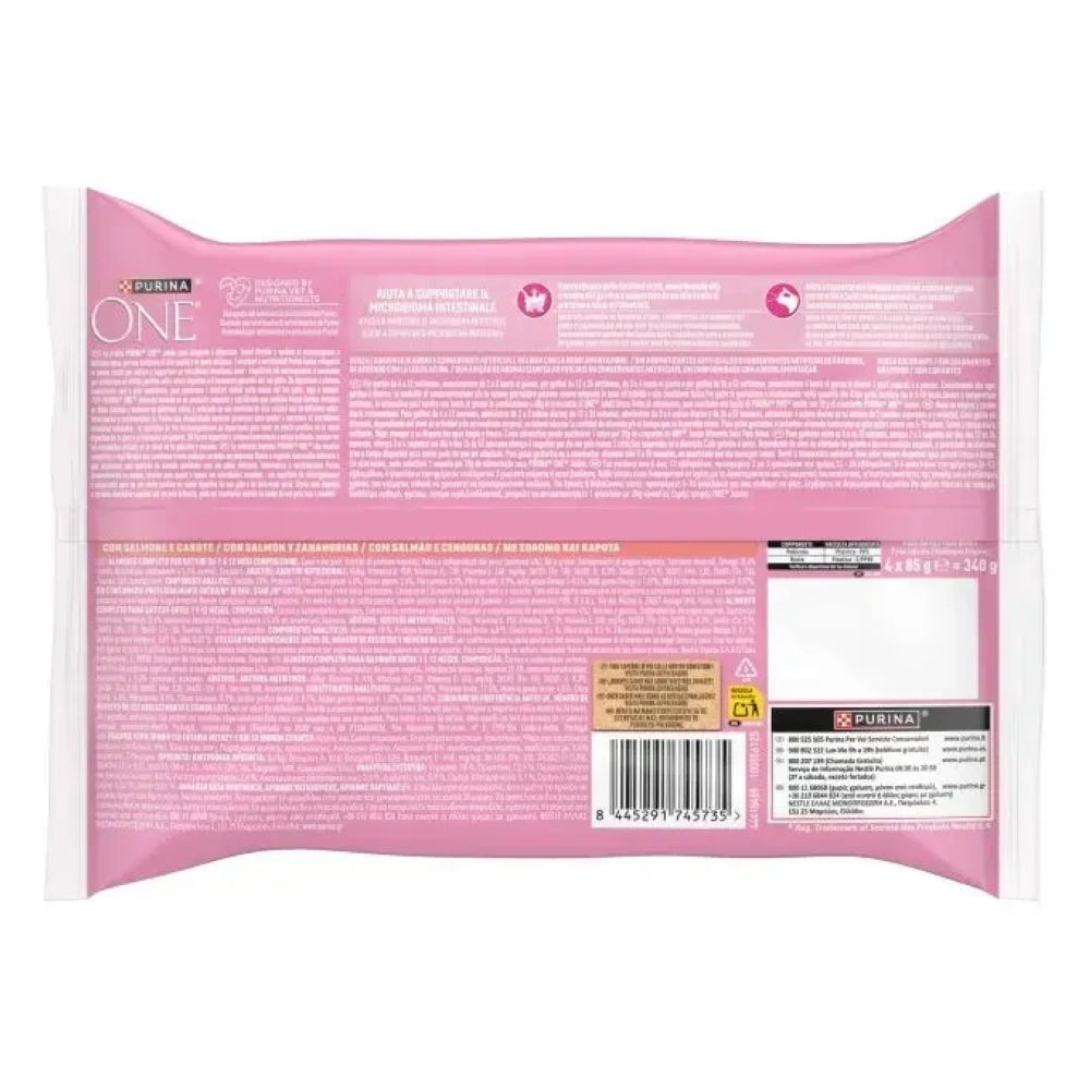 ONE Junior Pack Comida Húmeda para Gatos 4x85g al mejor precio -Todoanimal.es