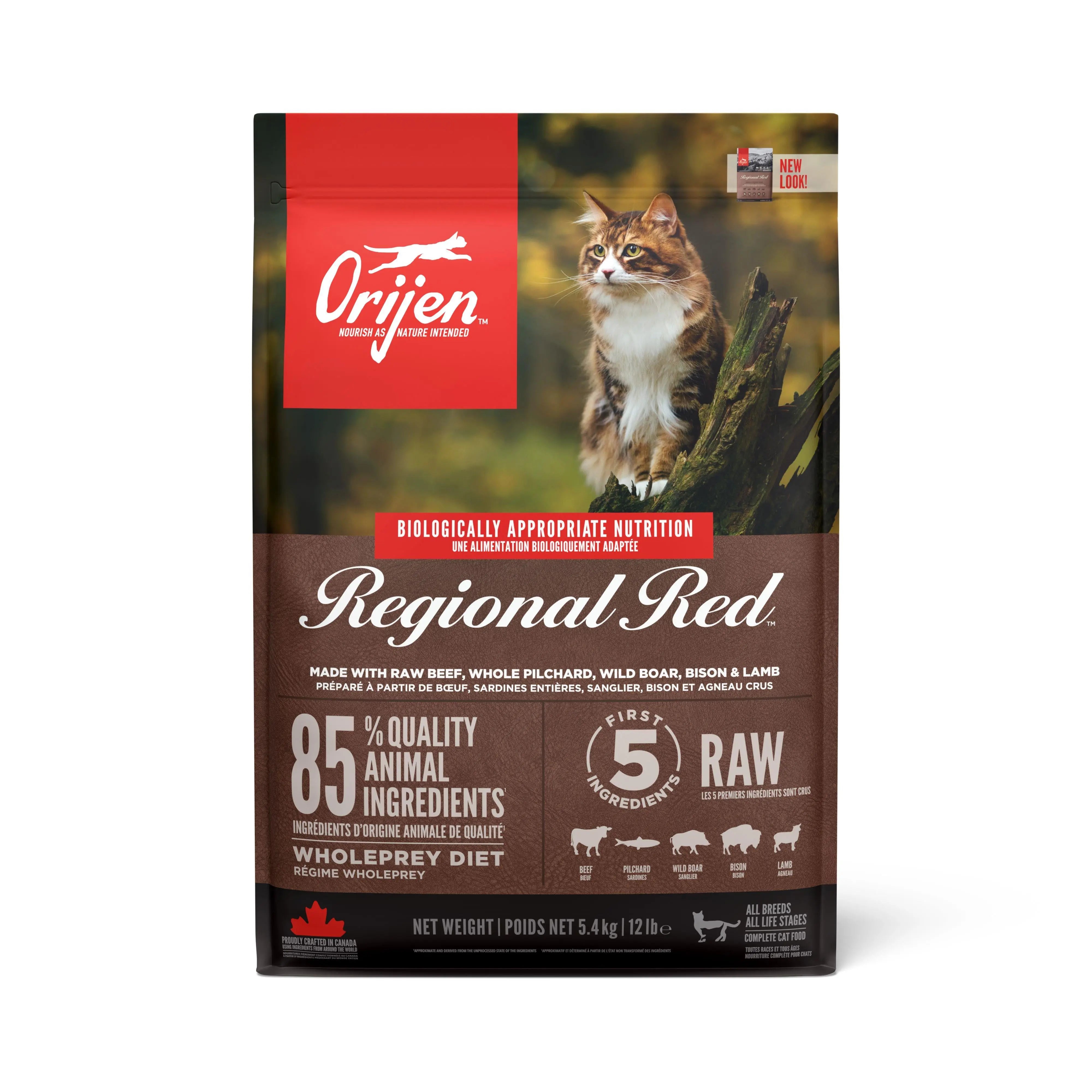 Orijen Cat Regional Red - Precios Más Baratos - Todoanimal