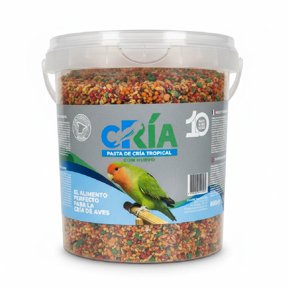 Pasta de Cría 800 g Comida para Pájaros al mejor precio -Todoanimal.es