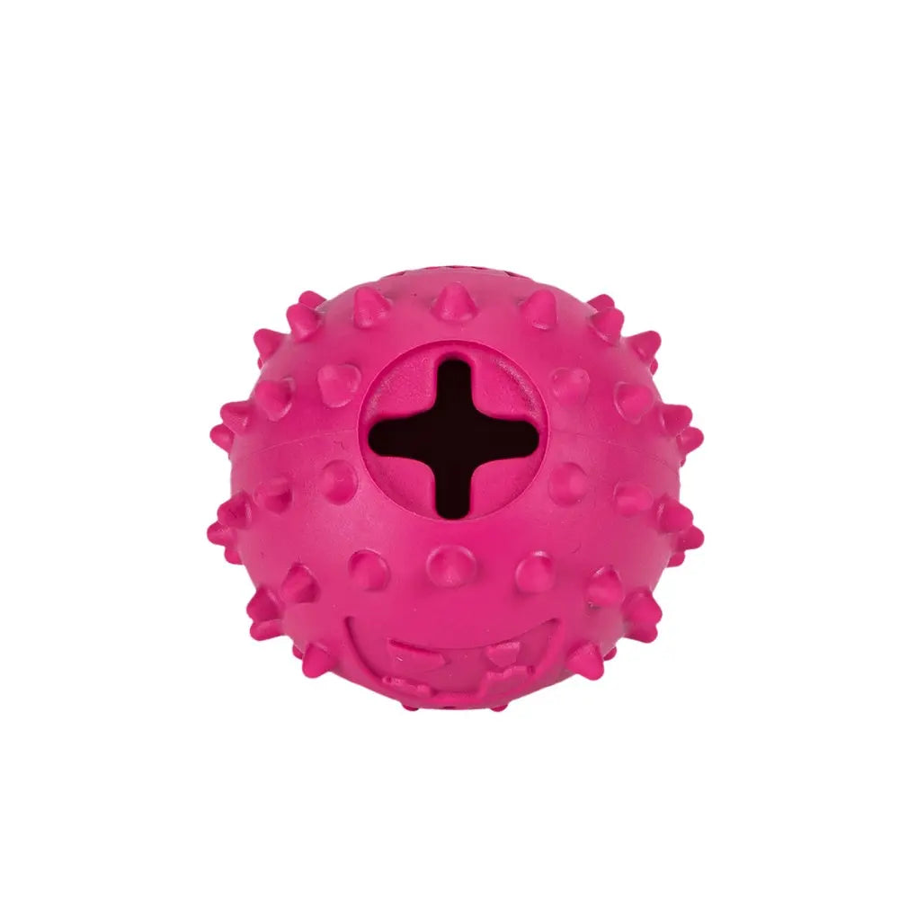 Pelota Emoji de Goma para Snacks, Fucsia 6.1cm FREEDOG