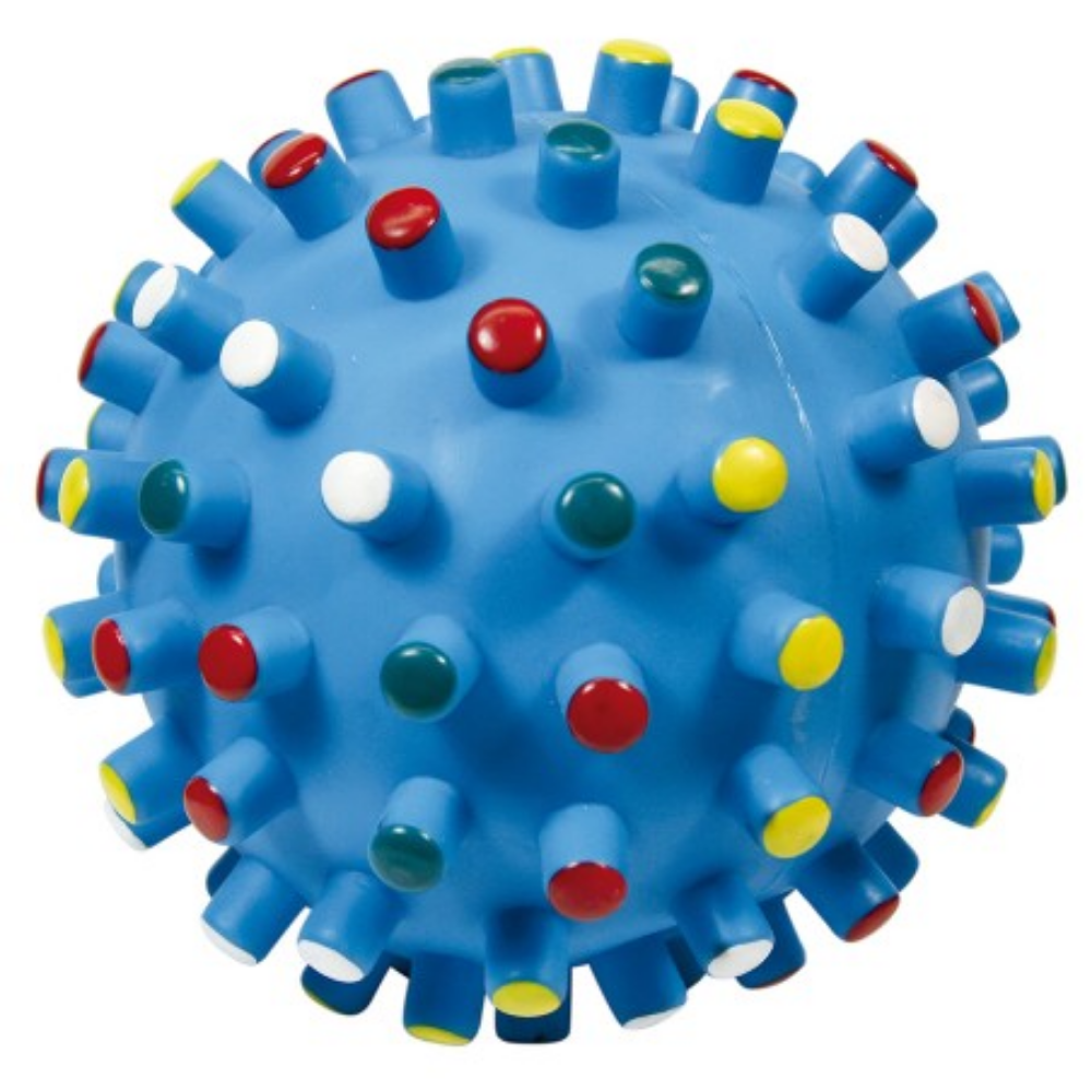 Pelota Vinilo con Puntitas de Colores al mejor precio -Todoanimal.es