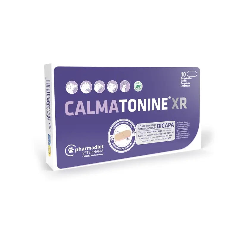 Pharmadiet Calmatonine XR Bicapa 10 Comprimidos al mejor precio -Todoanimal.es