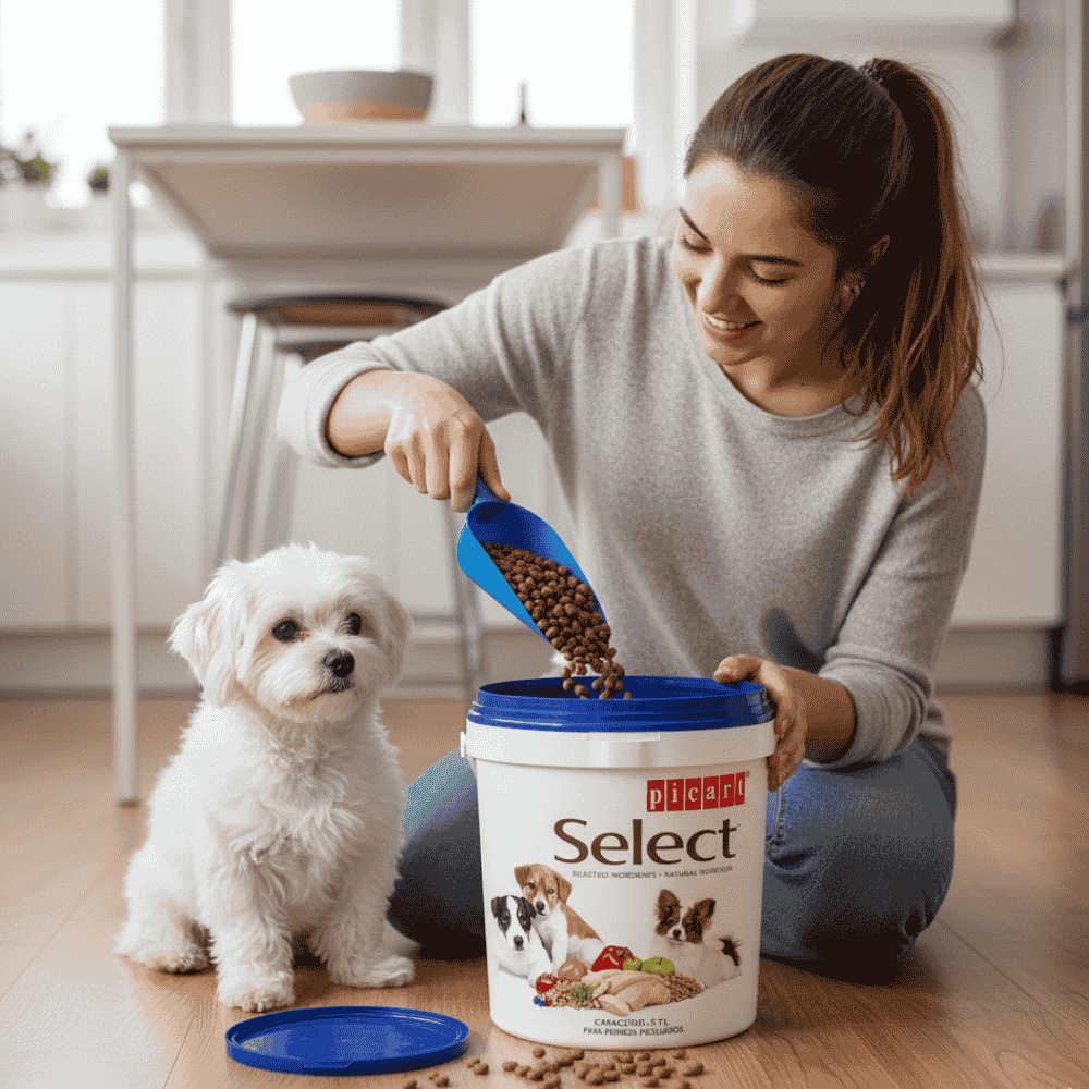 Picart Bidón para Guardar Pienso Pequeño 5,7L al mejor precio -Todoanimal.es