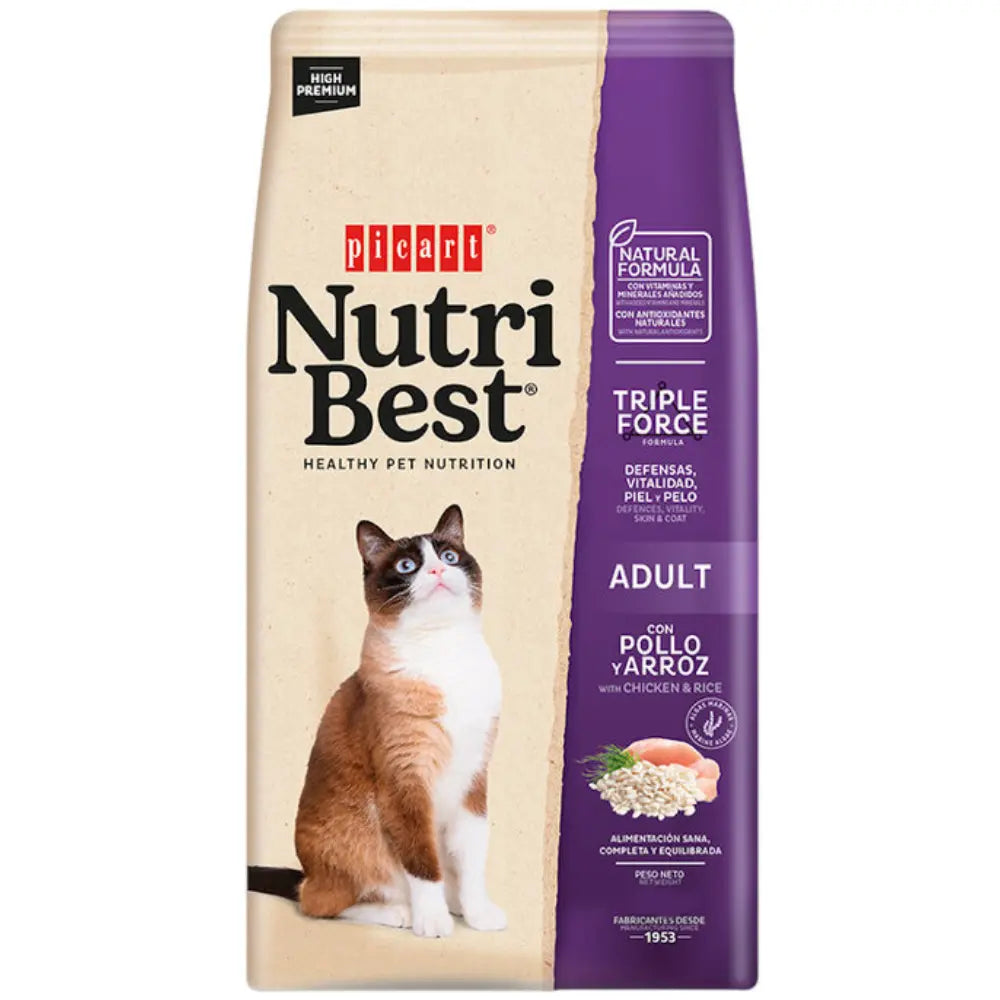 Picart Nutribest Cat Adult Pollo al mejor precio -Todoanimal.es