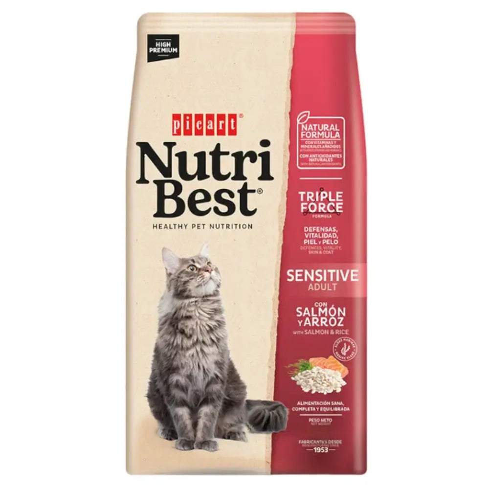 Picart Nutribest Cat Adult Salmón al mejor precio -Todoanimal.es