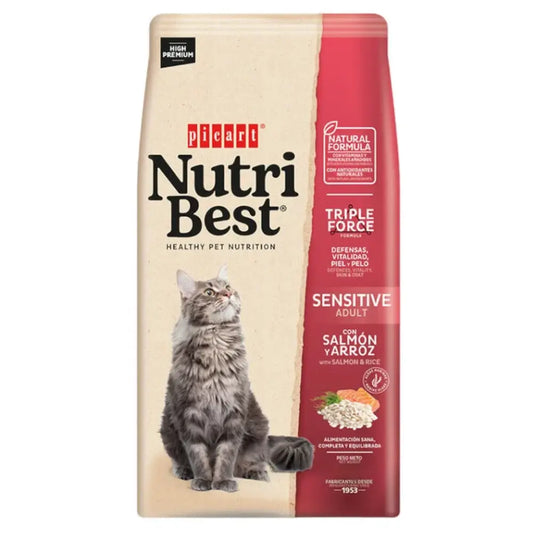 Picart Nutribest Cat Adult Salmón al mejor precio -Todoanimal.es