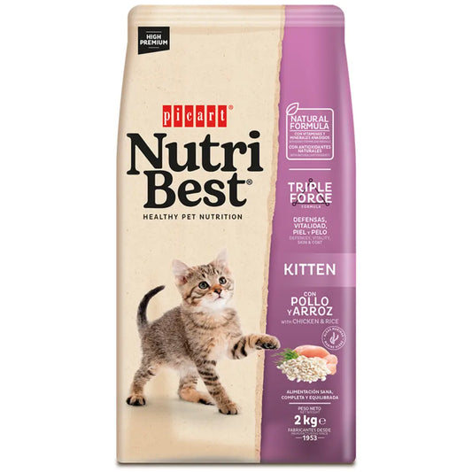 Picart Nutribest Cat Kitten al mejor precio -Todoanimal.es
