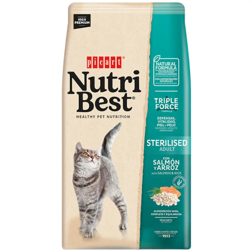 Picart Nutribest Cat Sterilised al mejor precio -Todoanimal.es
