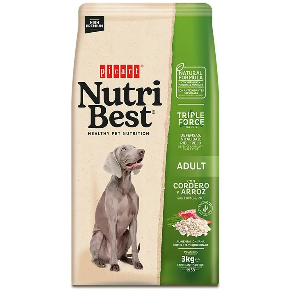 Picart Nutribest Lamb & Rice (Cordero Y Arroz) NUTRIBEST