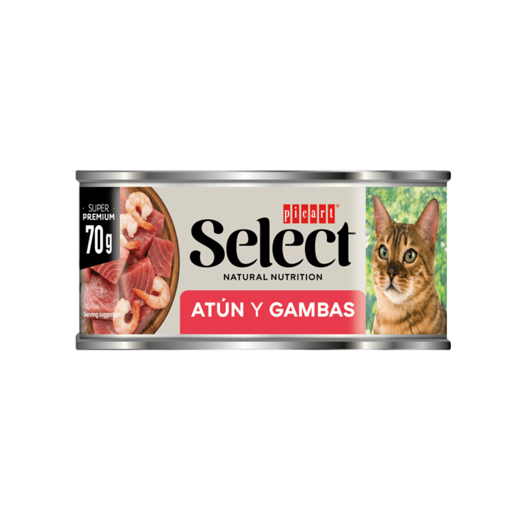 Picart Select Adult Atún y Gambas Lata Comida Húmeda para Gatos al mejor precio -Todoanimal.es