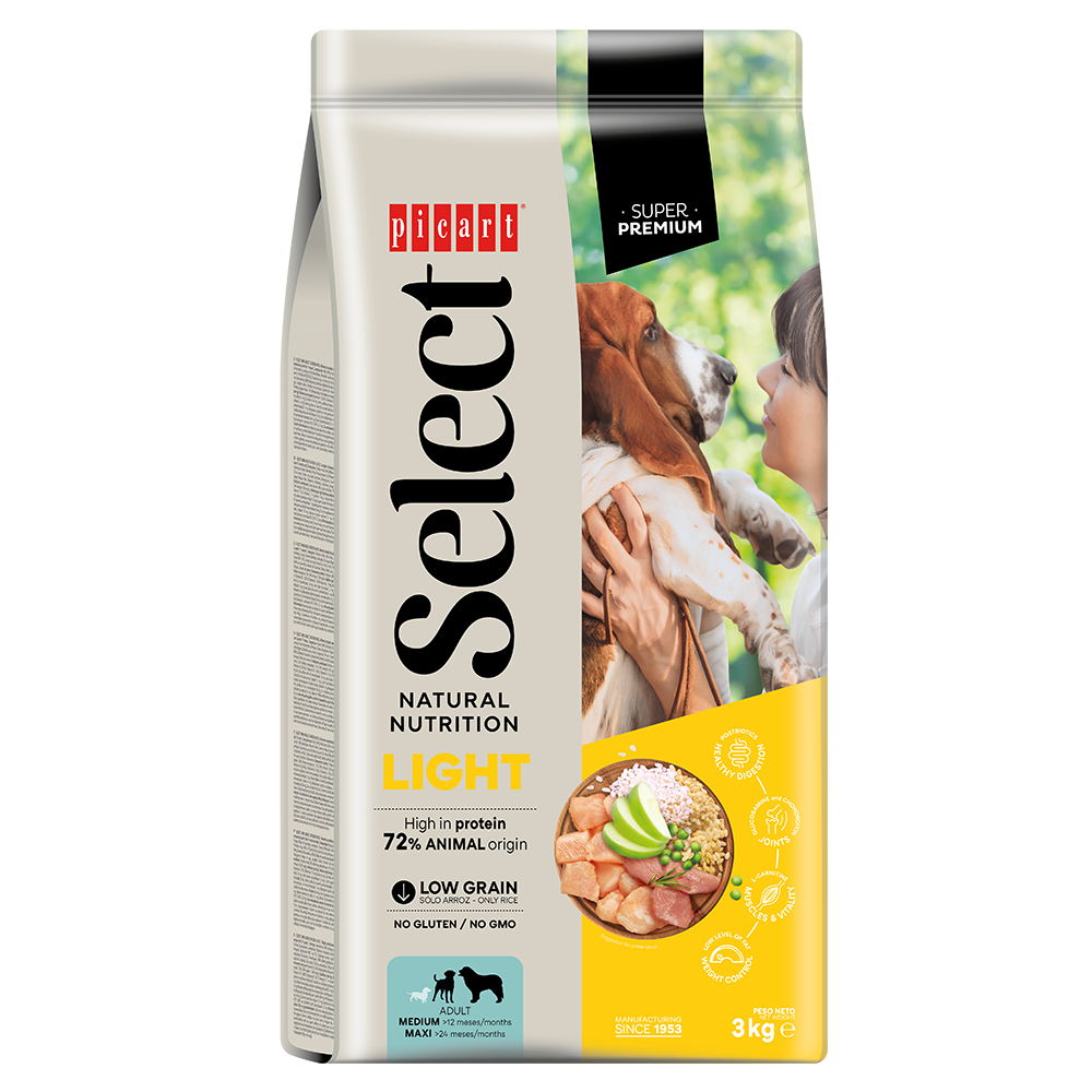 Picart Select Adult Light Pienso Bajo en Calorías para Perros al mejor precio -Todoanimal.es