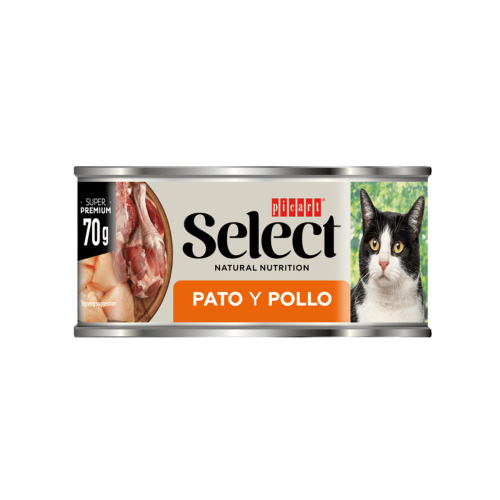 Picart Select Adult Pato y Pollo Lata Comida Húmeda para Gatos al mejor precio -Todoanimal.es