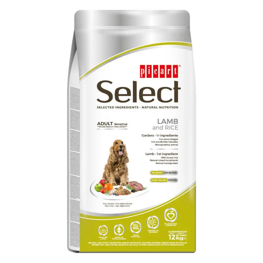 Picart Select Adult Sensitive Cordero y Arroz al mejor precio -Todoanimal.es