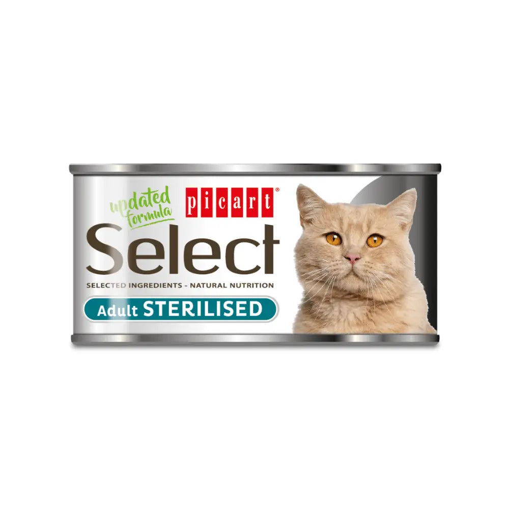 Picart Select Cat Sterilised Lata 95 g Comida Húmeda para Gatos Esterilizados al mejor precio -Todoanimal.es