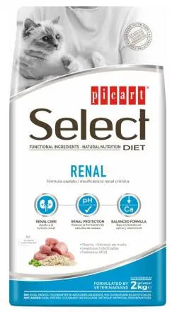 Picart Select Cat Veterinary Renal 2 kg - Todoanimal.es
