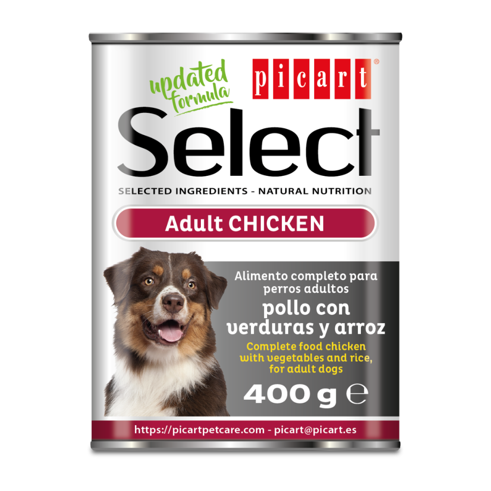 Picart Select Comida Húmeda para Perros | Lata 400 g al mejor precio -Todoanimal.es