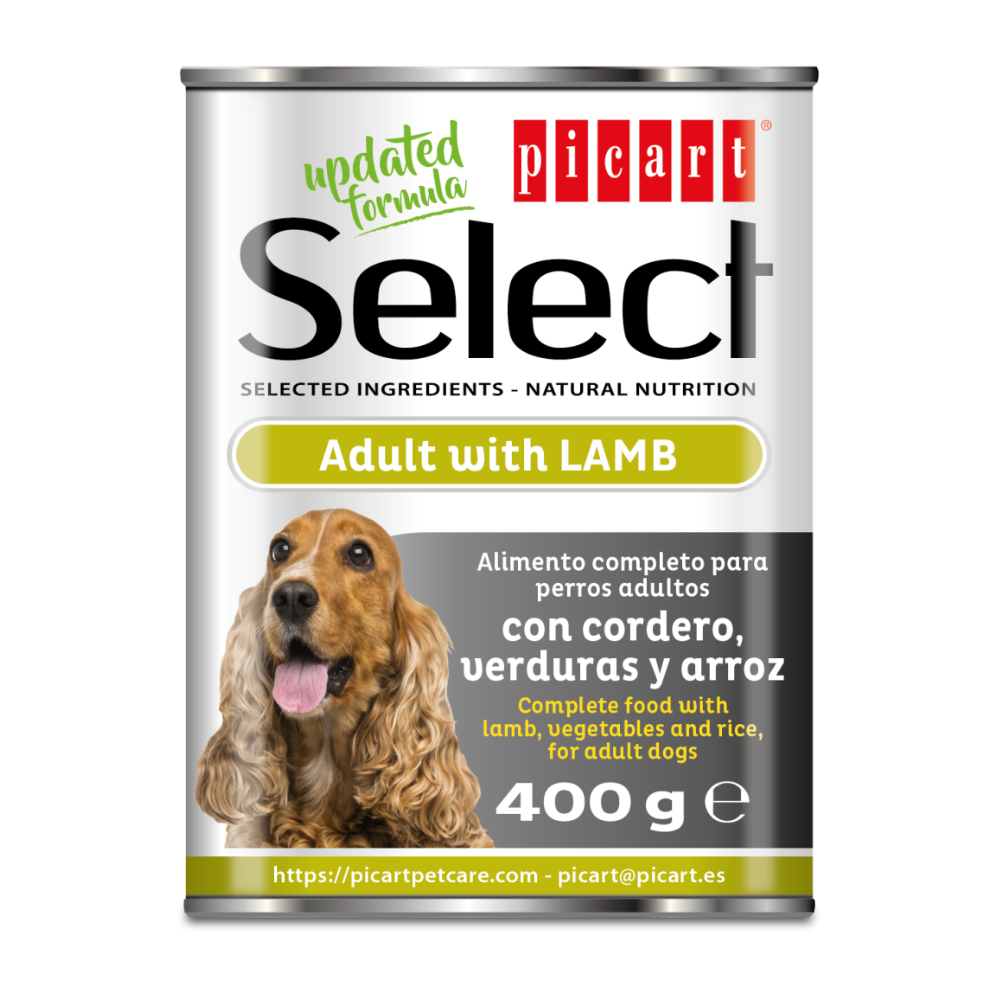 Picart Select Comida Húmeda para Perros | Lata 400 g al mejor precio -Todoanimal.es