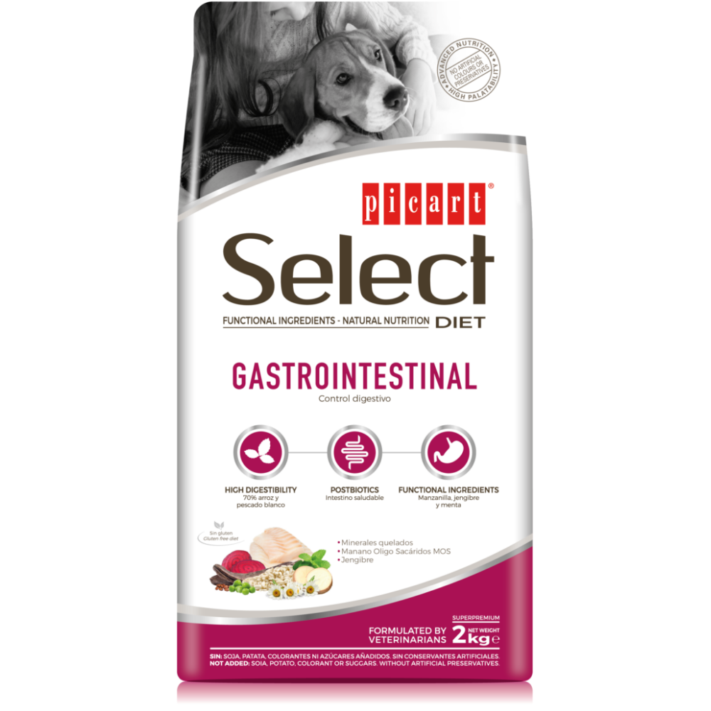 Picart Select Diet Gastrointestinal Pienso para Perros al mejor precio -Todoanimal.es
