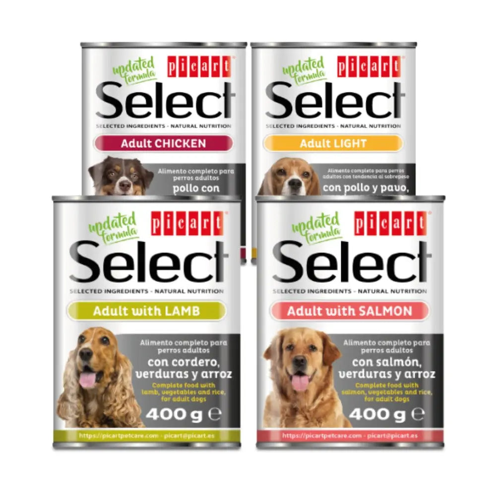 Picart Select Dog Lata 400 g al mejor precio -Todoanimal.es