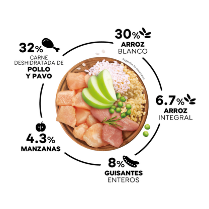 Picart Select Dog Medium Adult Chicken & Rice al mejor precio -Todoanimal.es