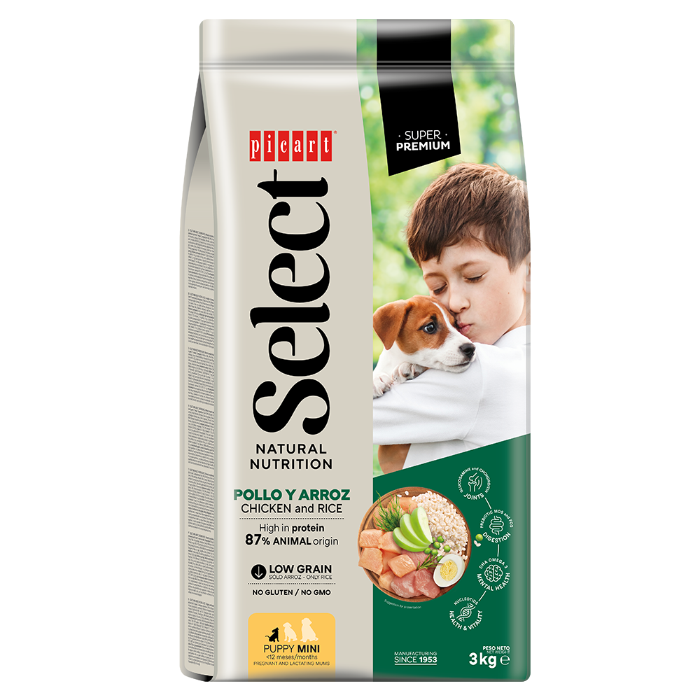 Picart Select Dog Puppy Mini 8 kg Pienso para Cachorros al mejor precio -Todoanimal.es