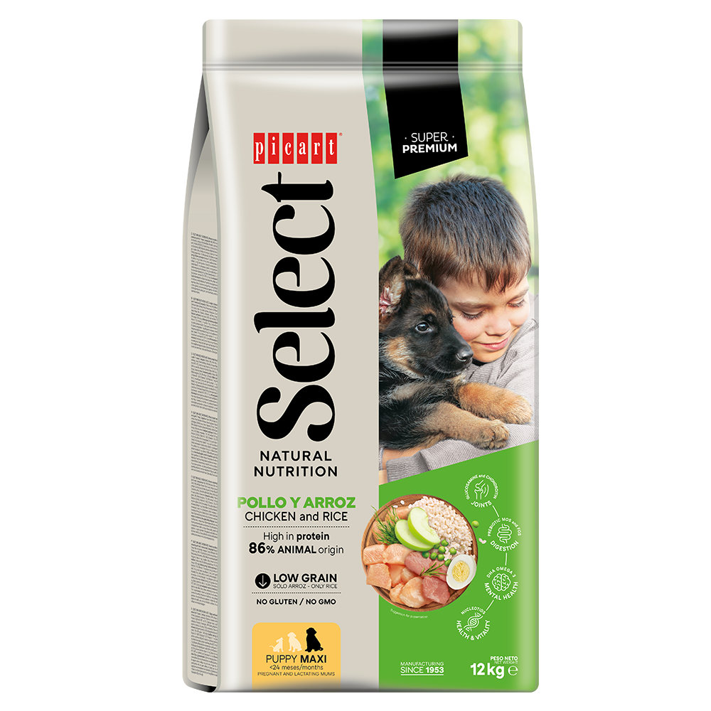 Picart Select Puppy Maxi Pienso para Cachorros de Raza Grande al mejor precio -Todoanimal.es