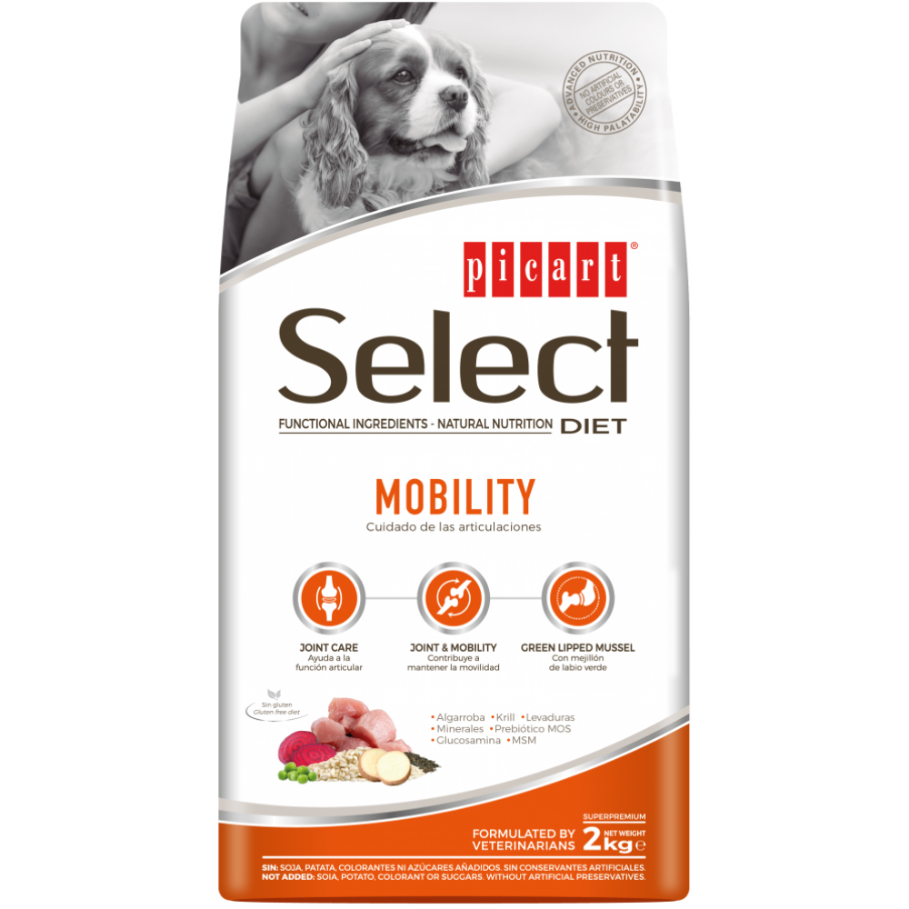 Picart Select Veterinary Diet Mobility Pienso para Perros al mejor precio -Todoanimal.es