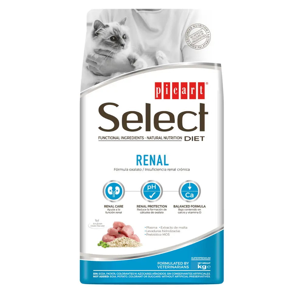 Picart Select Veterinary Diet Renal Pienso para Gatos al mejor precio -Todoanimal.es