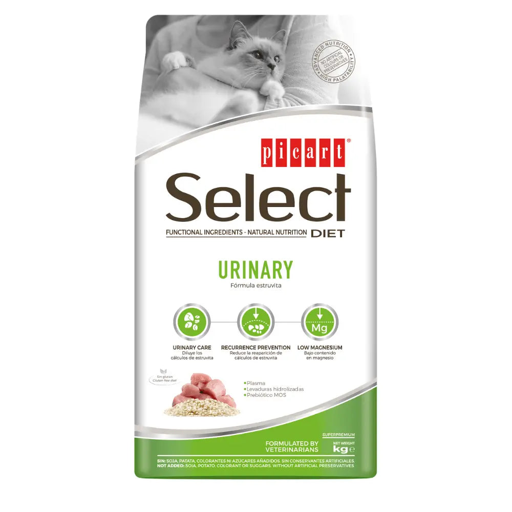 Picart Select Veterinary Diet Urinary Pienso para Gatos al mejor precio -Todoanimal.es