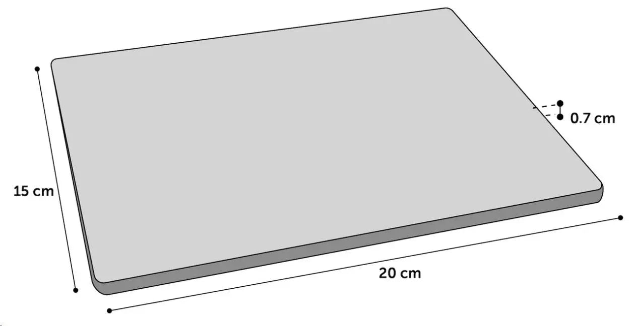 Piedra Refrigerante Dolo Para Roedor Gris M 20X15X0,7Cm - Precios Más Baratos - Todoanimal
